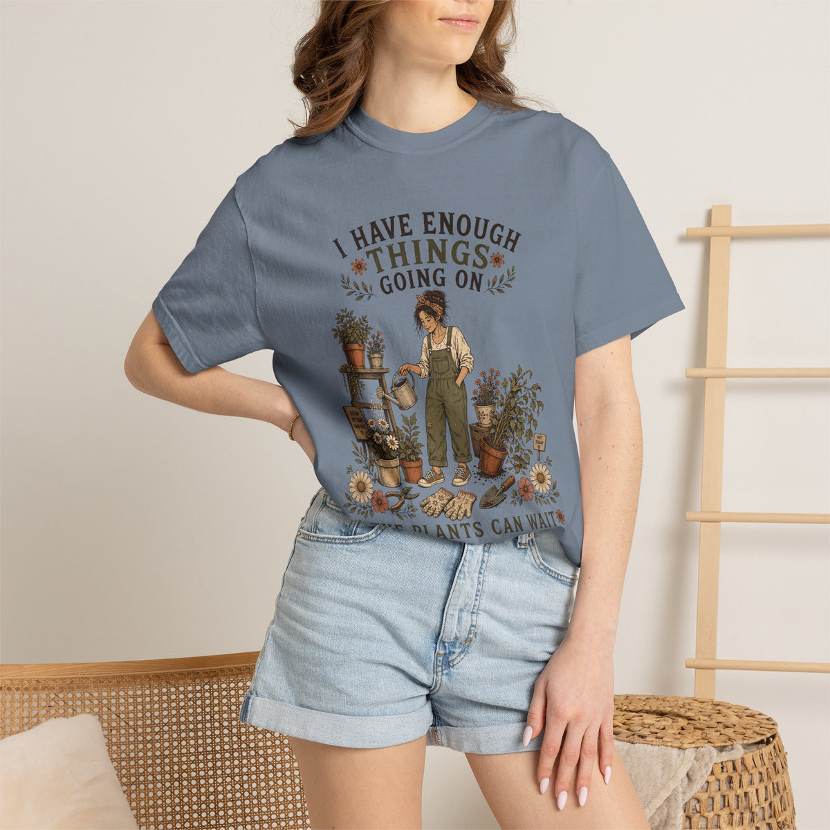Funny Introvert "I Need a Minute" T-Shirt for Women -Comfort Colors T-shirt