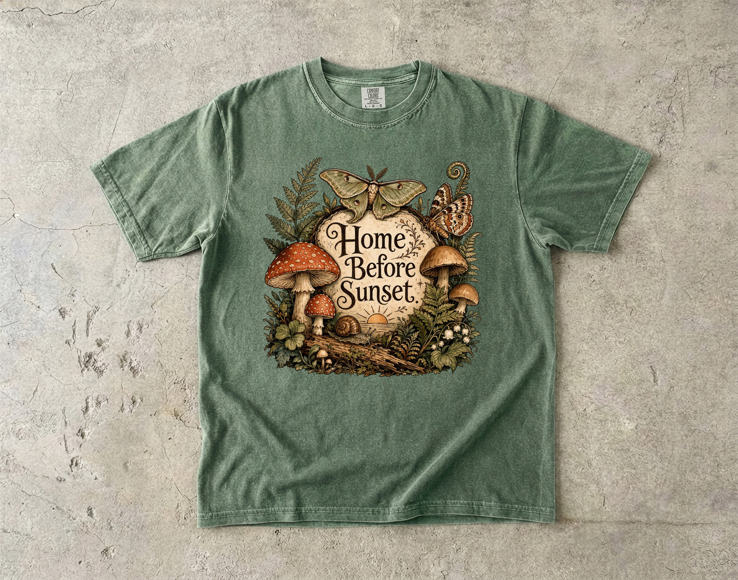Home Before Sunset -Comfort Colors T-shirt