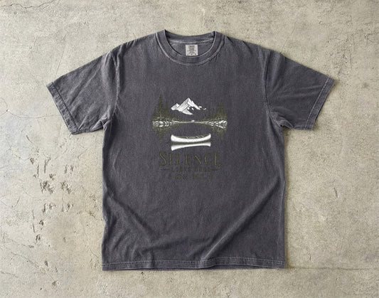 Silence Looks Good On Me - Comfort Colors T-shirt