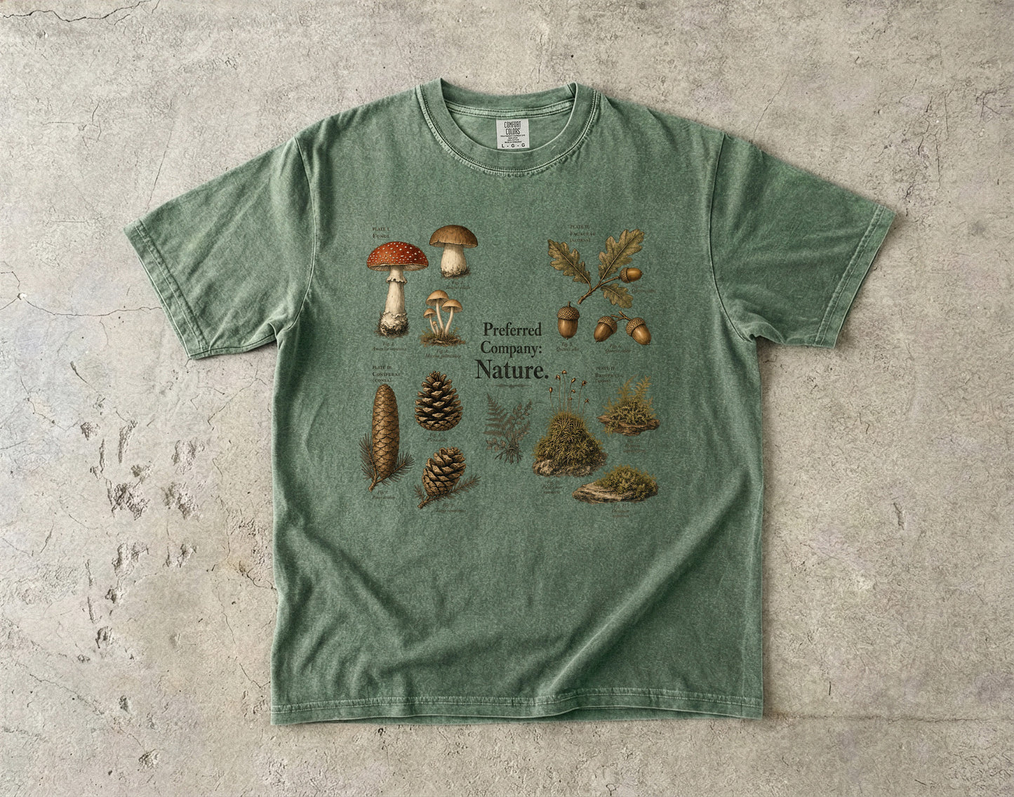 Preferred Company : Nature -Comfort Colors T-shirt