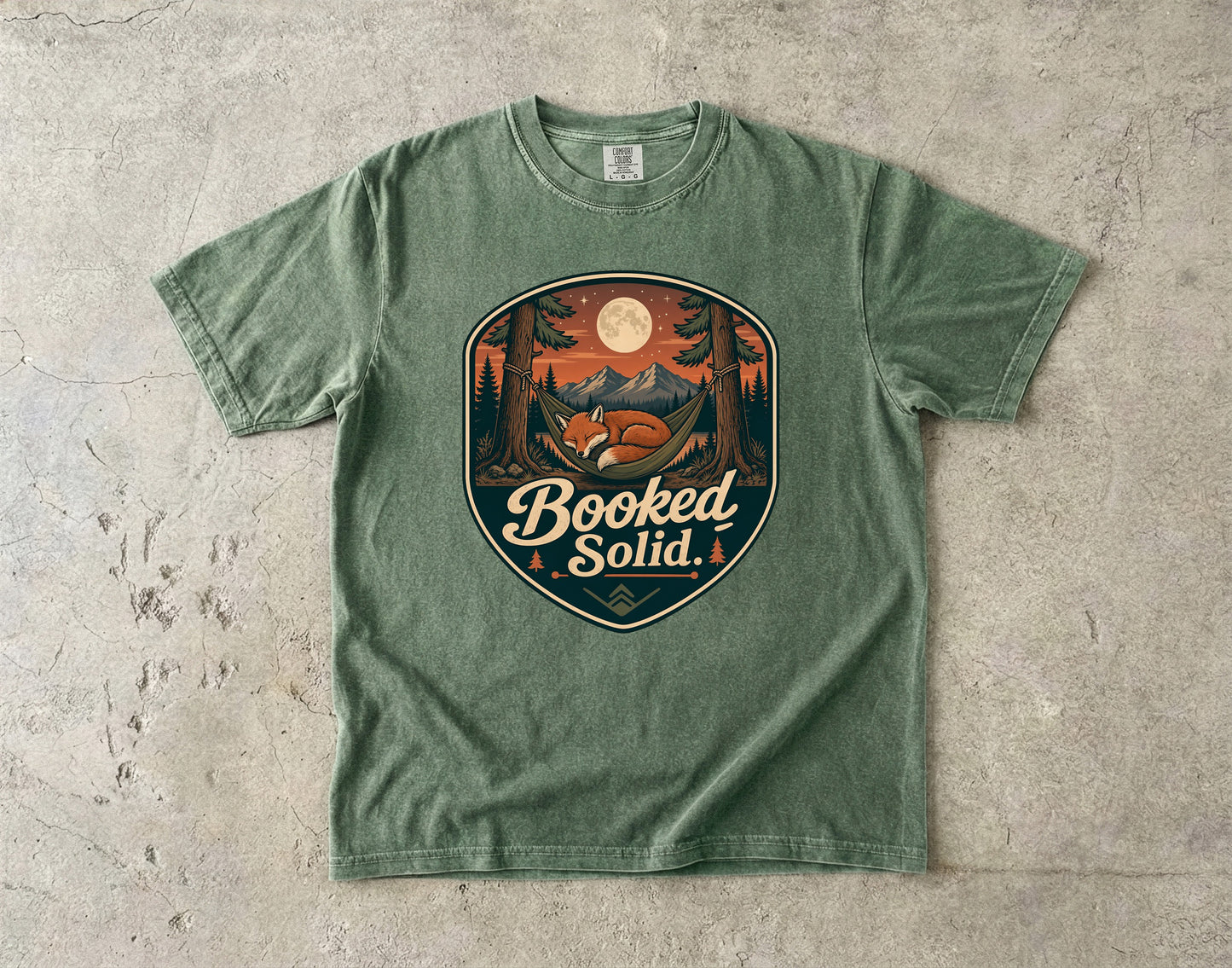 Booked Solid -Comfort Colors T-shirt