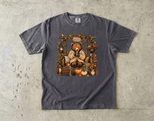 Sleepy Bear Porch -Comfort Colors T-shirt