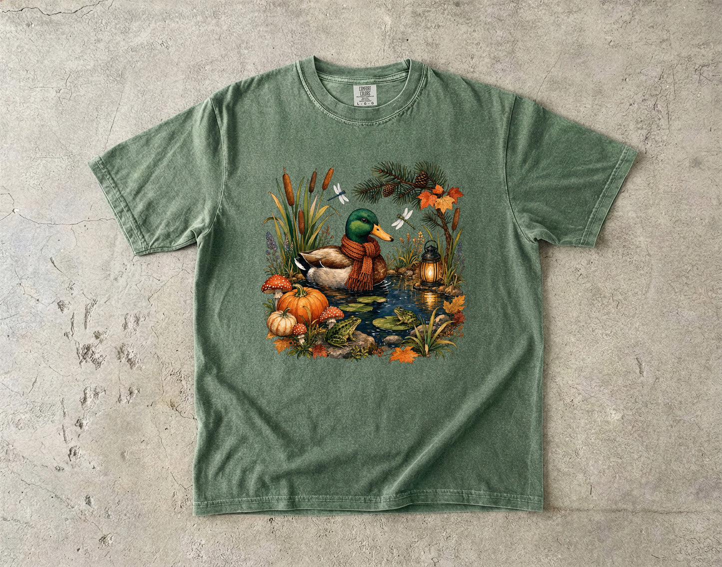 Cozy Duck Pond -Comfort Colors T-shirt