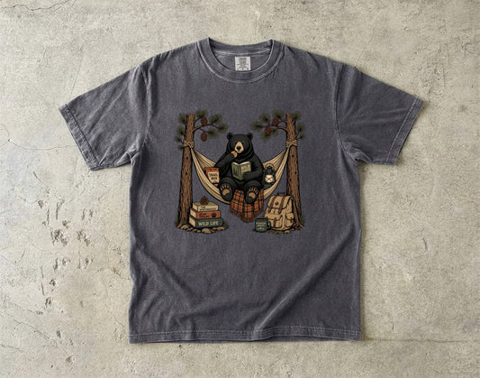 Relaxing Bear Hammock -Comfort Colors T-shirt