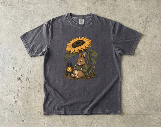 Reading Rabbit -Comfort Colors T-shirt