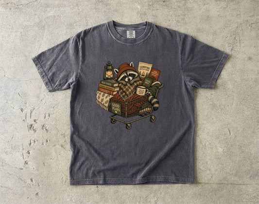 Raccoon Snack Cart -Comfort Colors T-shirt