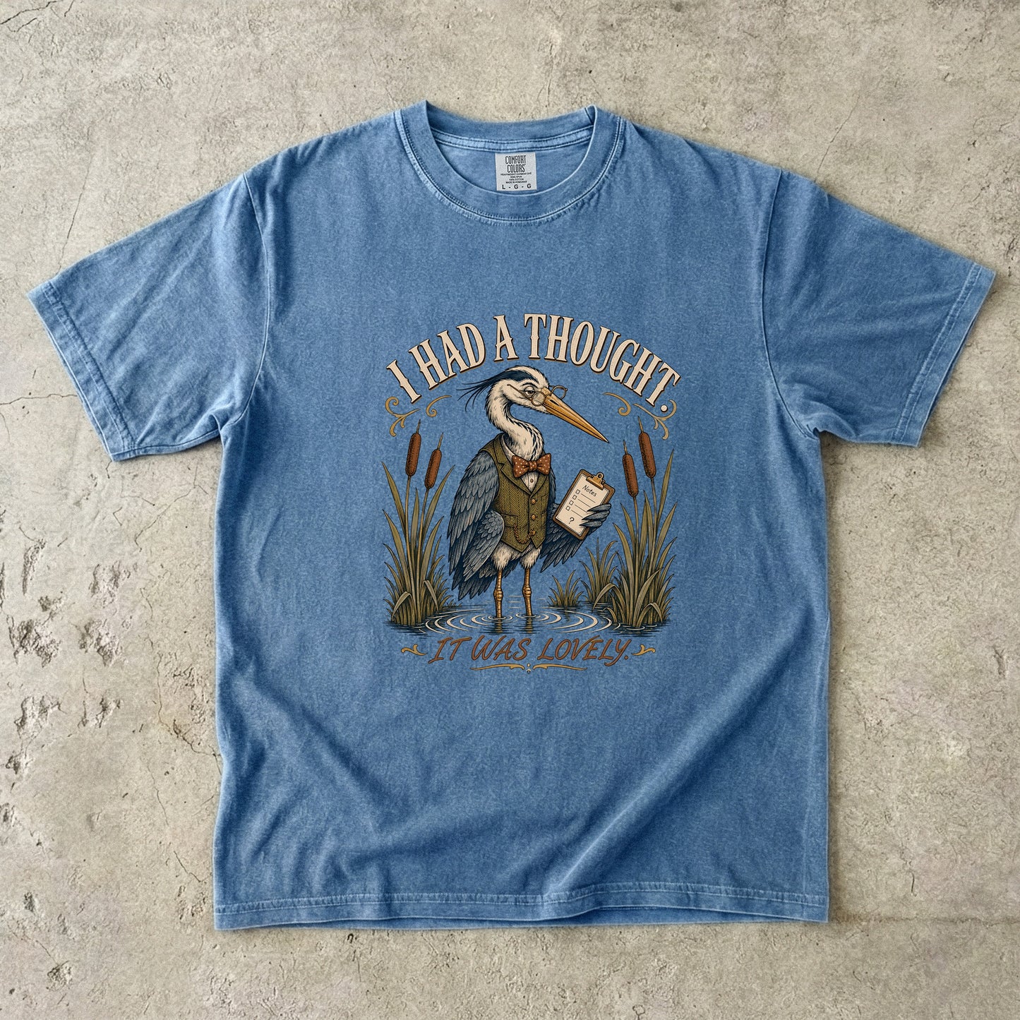ADHD Brain Fog Shirt – I Had a Thought It Was Lovely -Comfort Colors T-shirt