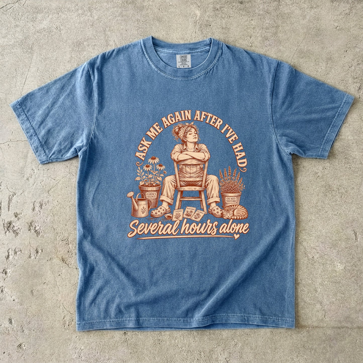 Ask Me After Several Hours Alone Introvert Shirt|Comfort Colors T-shirt