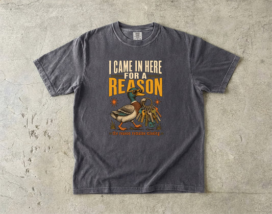 ADHD Forgetfulness Shirt – I Came in Here for a Reason Duck -Comfort Colors T-shirt
