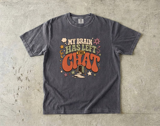 Funny ADHD Brain T-Shirt for Women -Comfort Colors T-shirt