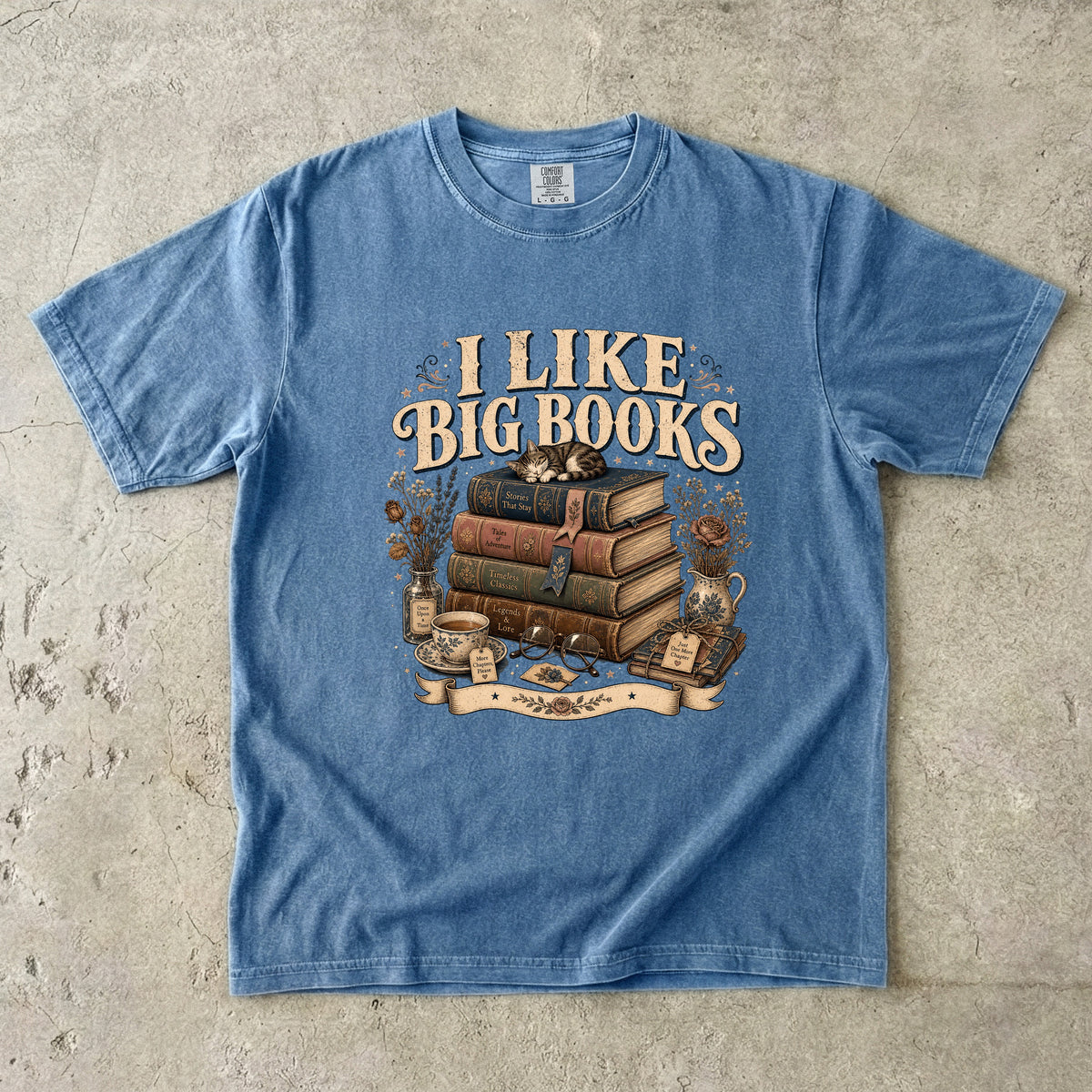 I Like Big Books T-Shirt | Funny Book Lover Shirt