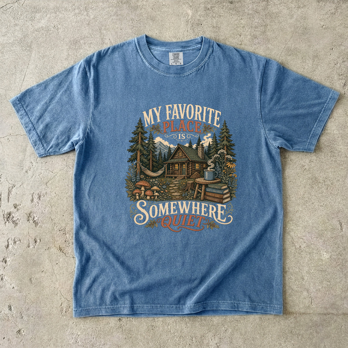 My Favorite Place Is Somewhere Quiet Shirt | Cozy Introvert Tee