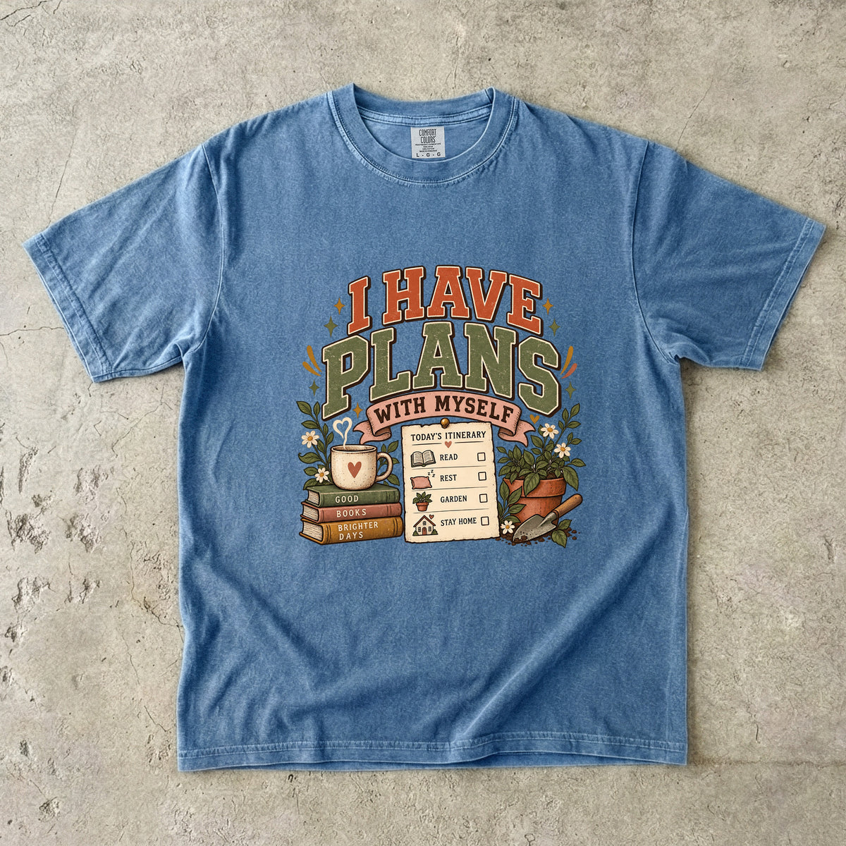 I Have Plans With Myself Shirt | Funny Introvert Graphic Tee