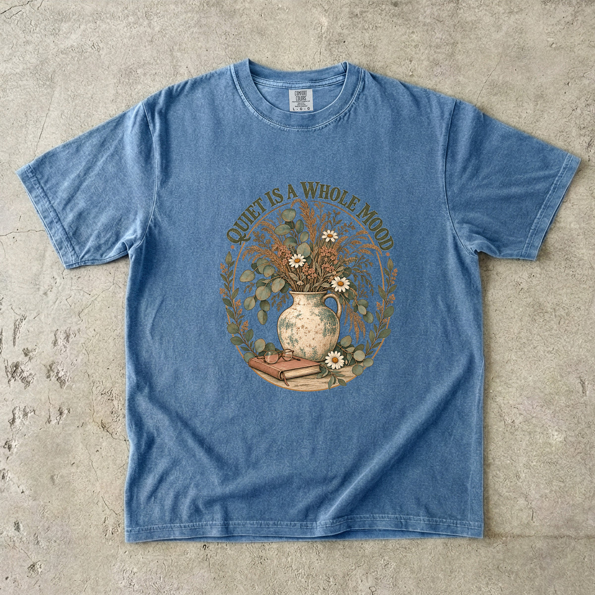 Quiet Is a Whole Mood Shirt | Introvert Botanical Graphic Tee