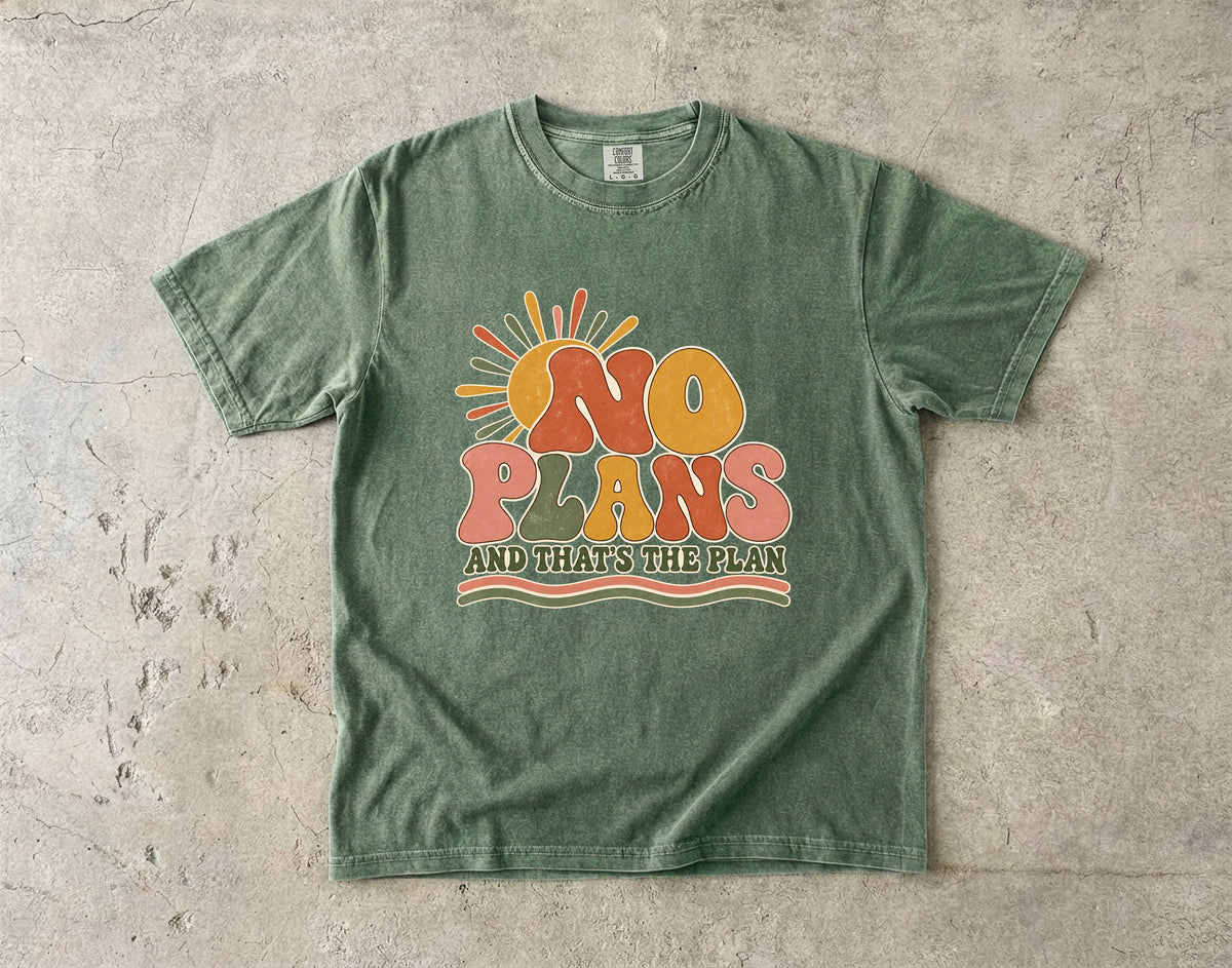 No Plans and That's the Plan Shirt – Funny Introvert Tee