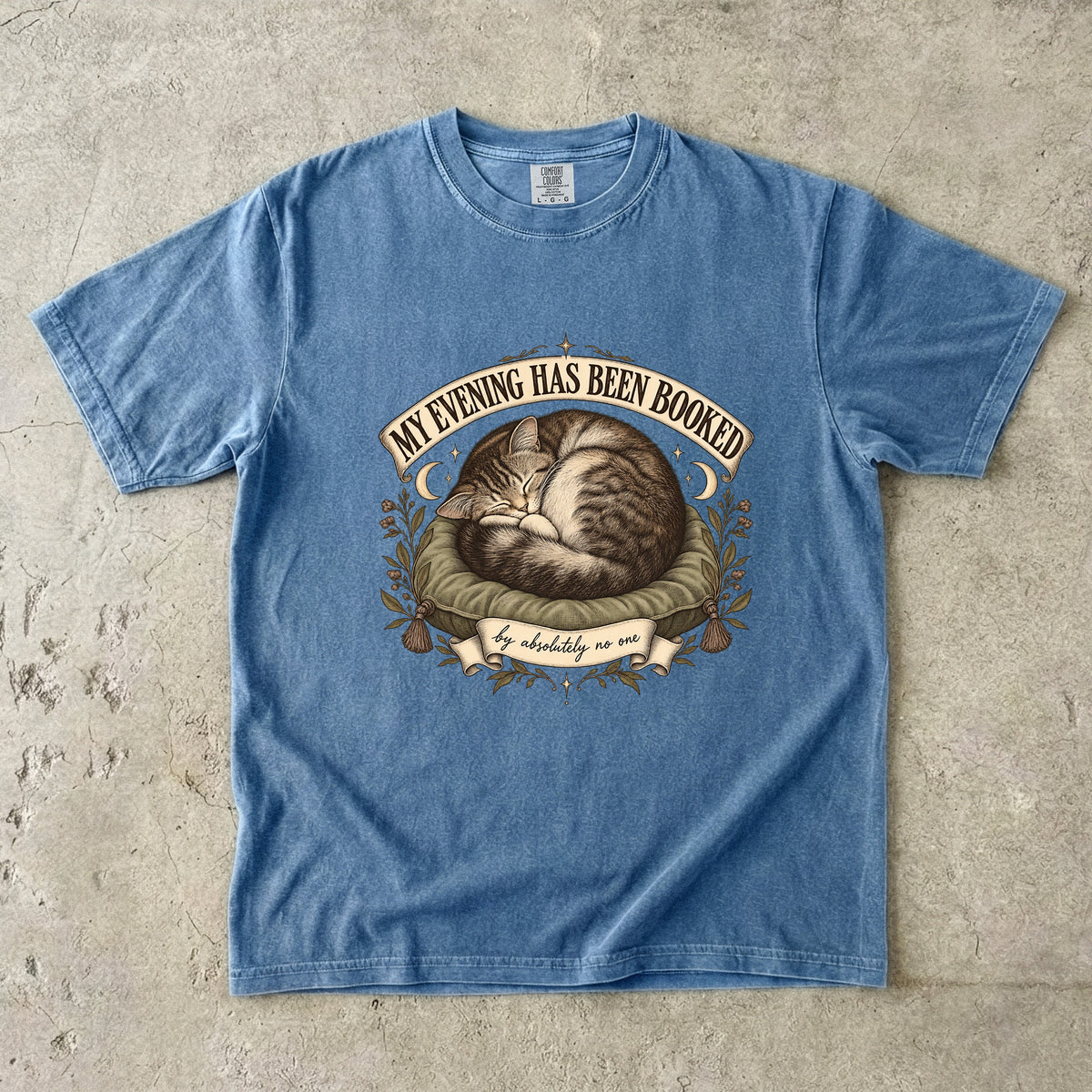 My Evening Has Been Booked Shirt – Funny Cat Lover Tee