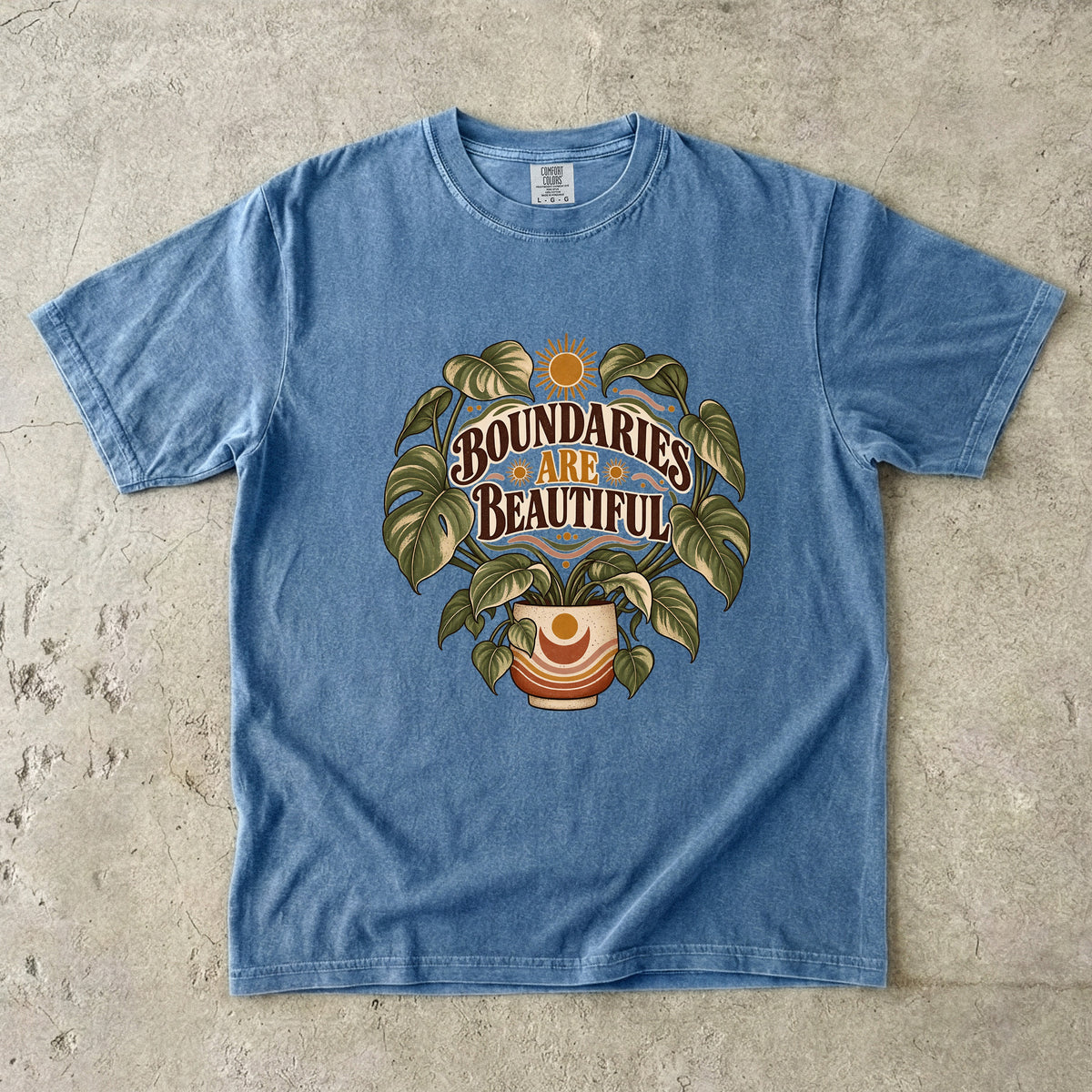 Boundaries Are Beautiful Shirt | Funny Self Care & Introvert Tee
