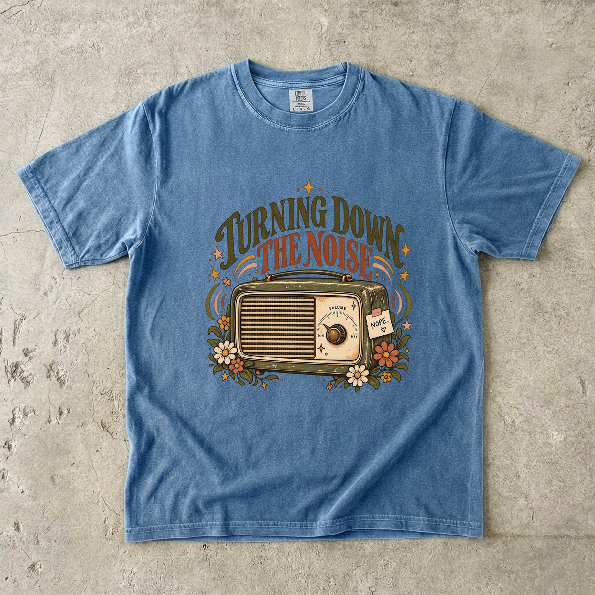 Turning Down the Noise Shirt | Introvert Life & Quiet Living Tee
