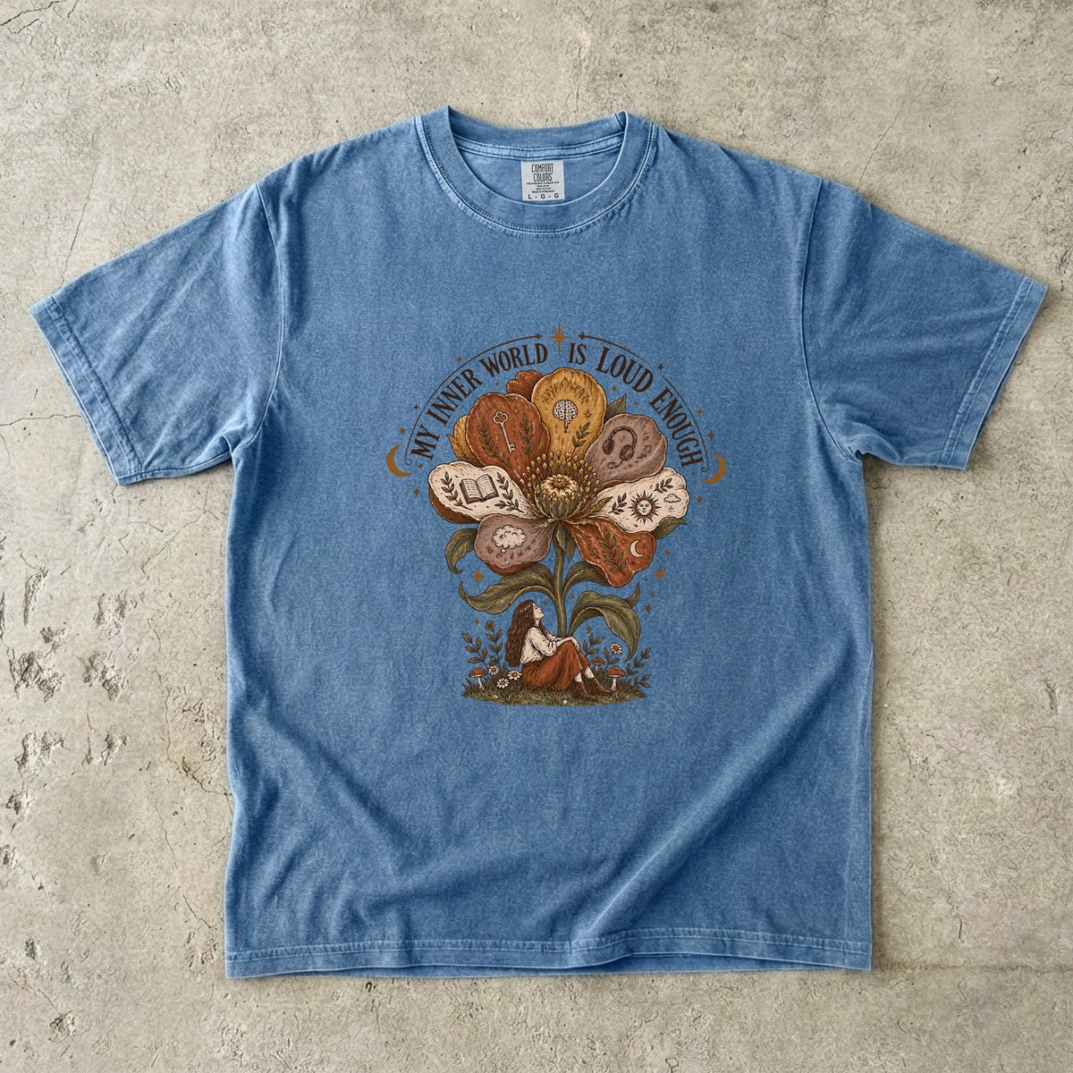 My Inner World Is Loud Enough Shirt | Introvert Women’s Tee