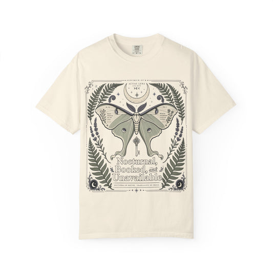 Nocturnal Booked and Unavailable-Comfort Colors T-shirt