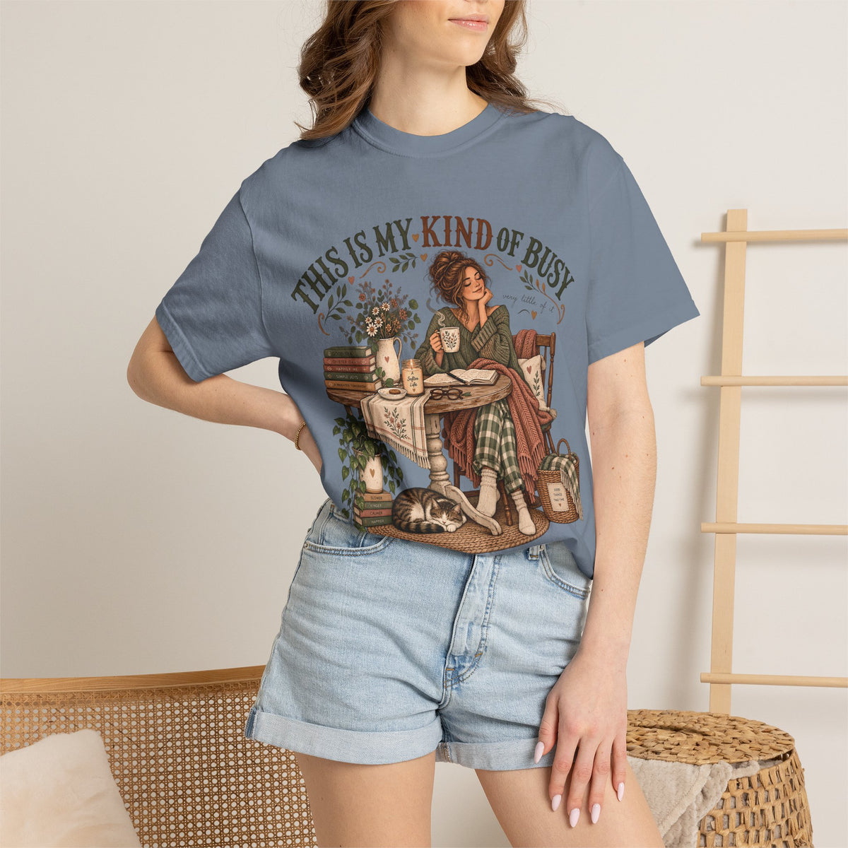 This Is My Kind of Busy Shirt | Cozy Introvert Homebody Tee
