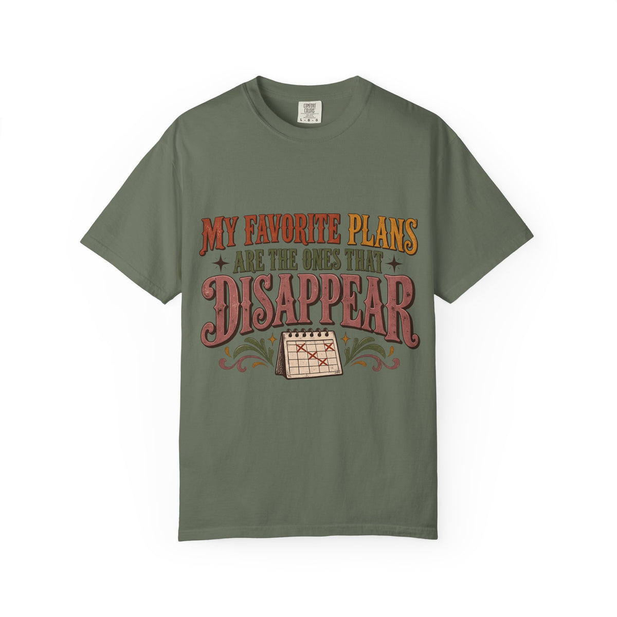 My Favorite Plans Are the Ones That Disappear Shirt | Funny Introvert Tee