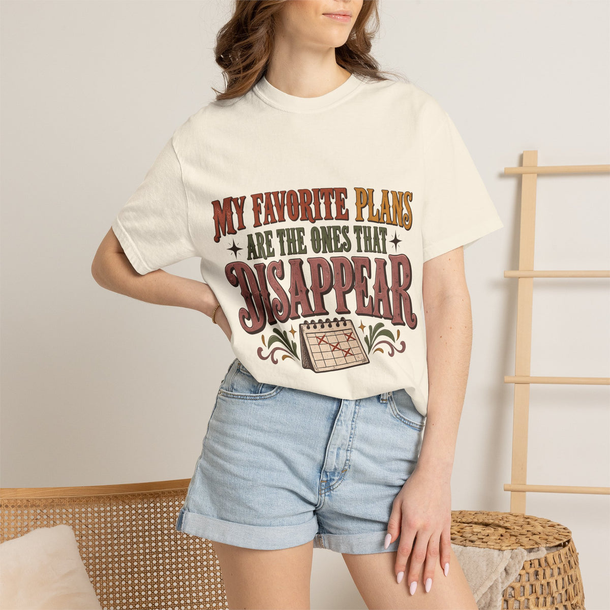 My Favorite Plans Are the Ones That Disappear Shirt | Funny Introvert Tee