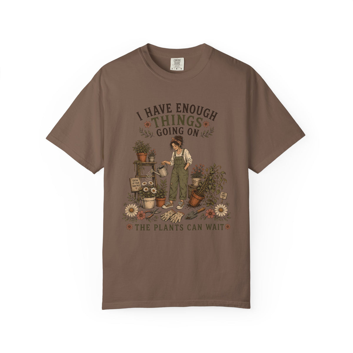 Funny Introvert "I Need a Minute" T-Shirt for Women -Comfort Colors T-shirt