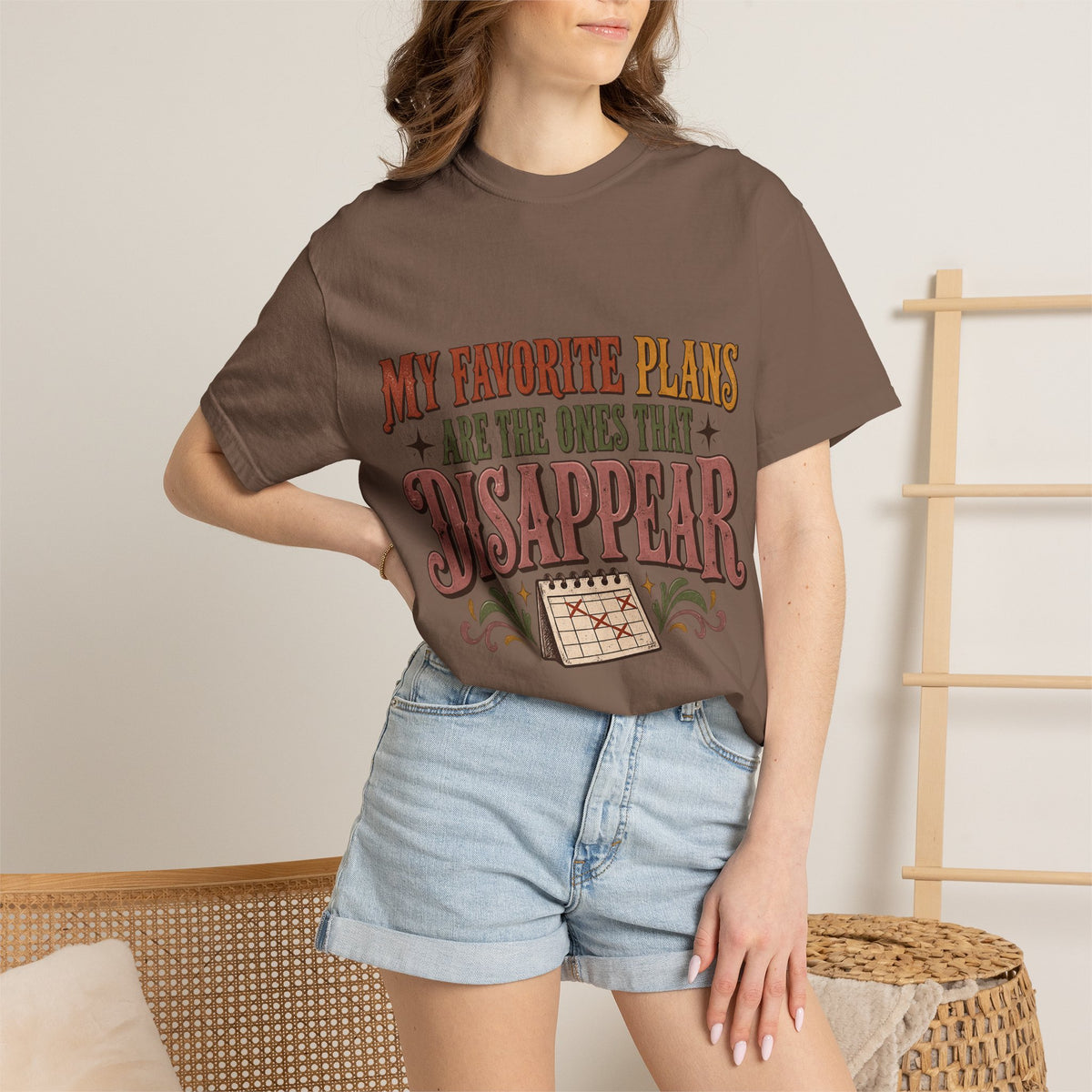 My Favorite Plans Are the Ones That Disappear Shirt | Funny Introvert Tee