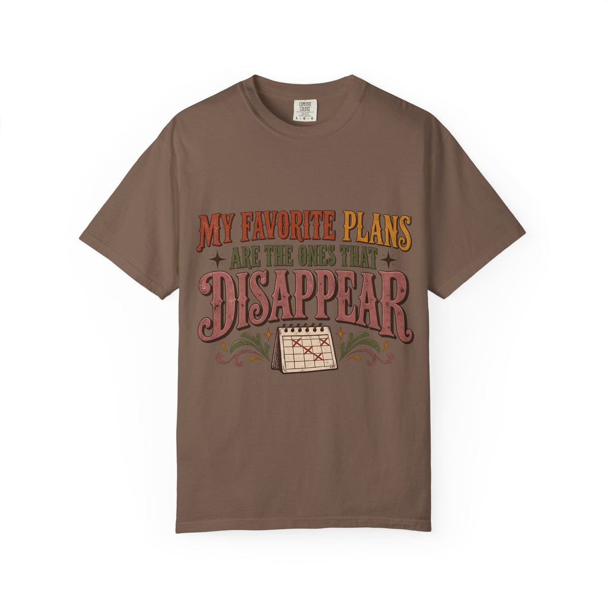 My Favorite Plans Are the Ones That Disappear Shirt | Funny Introvert Tee