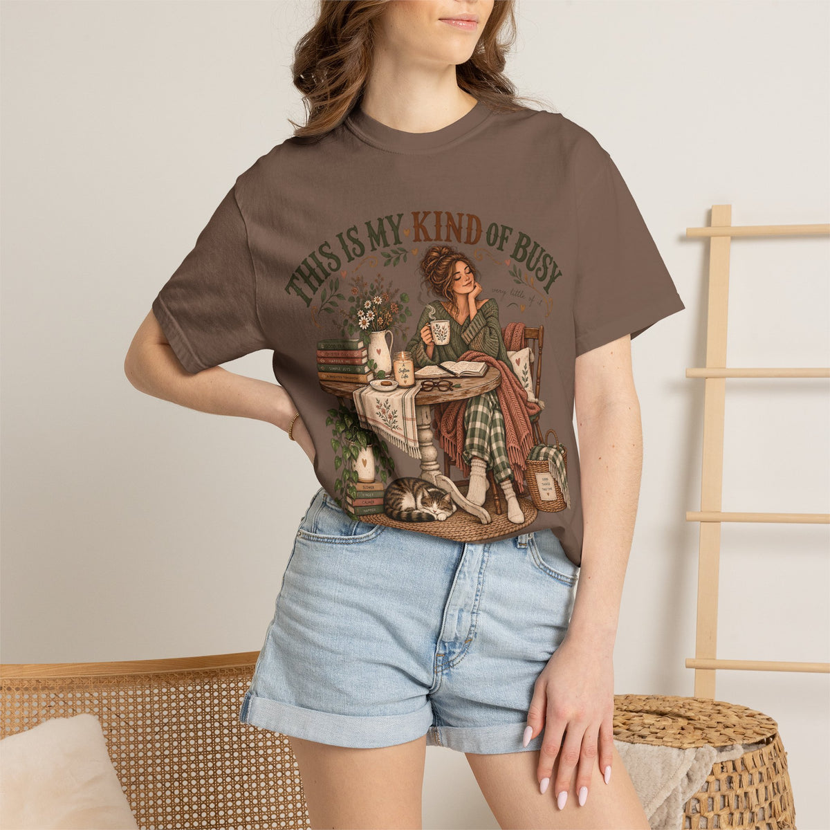 This Is My Kind of Busy Shirt | Cozy Introvert Homebody Tee