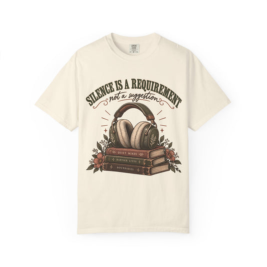 Silence Is a Requirement Shirt – Funny Introvert Tee