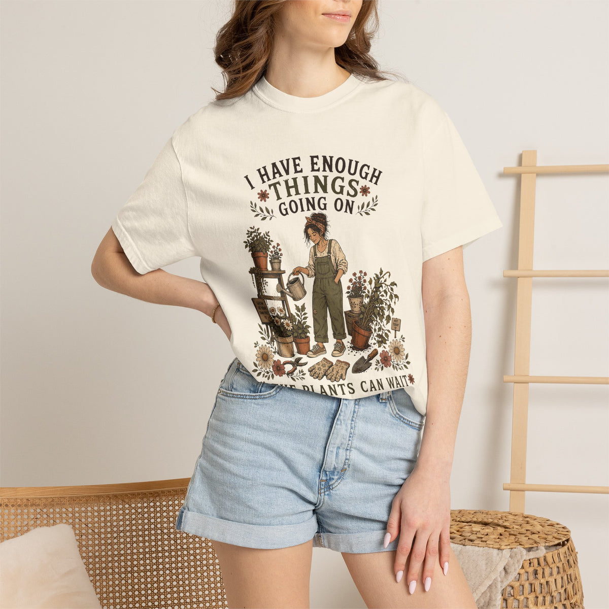 Funny Introvert "I Need a Minute" T-Shirt for Women -Comfort Colors T-shirt