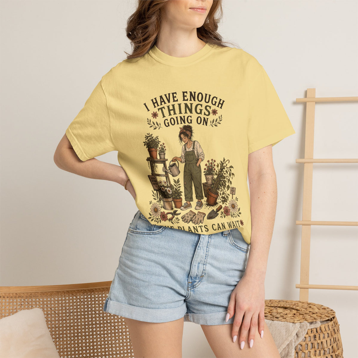 Funny Introvert "I Need a Minute" T-Shirt for Women -Comfort Colors T-shirt