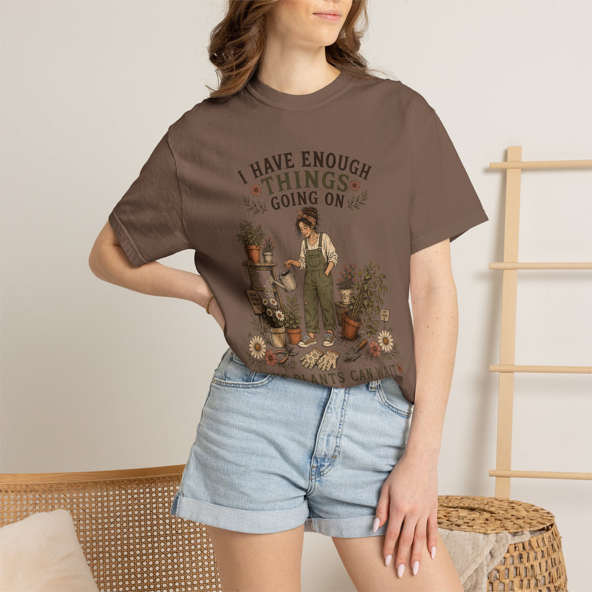 Funny Introvert "I Need a Minute" T-Shirt for Women -Comfort Colors T-shirt
