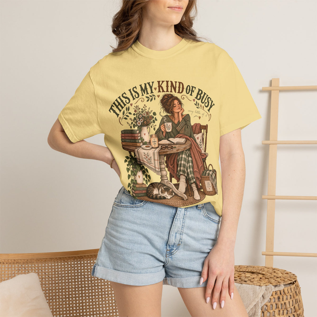 This Is My Kind of Busy Shirt | Cozy Introvert Homebody Tee