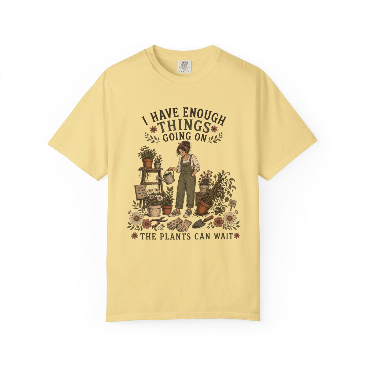 Funny Introvert "I Need a Minute" T-Shirt for Women -Comfort Colors T-shirt