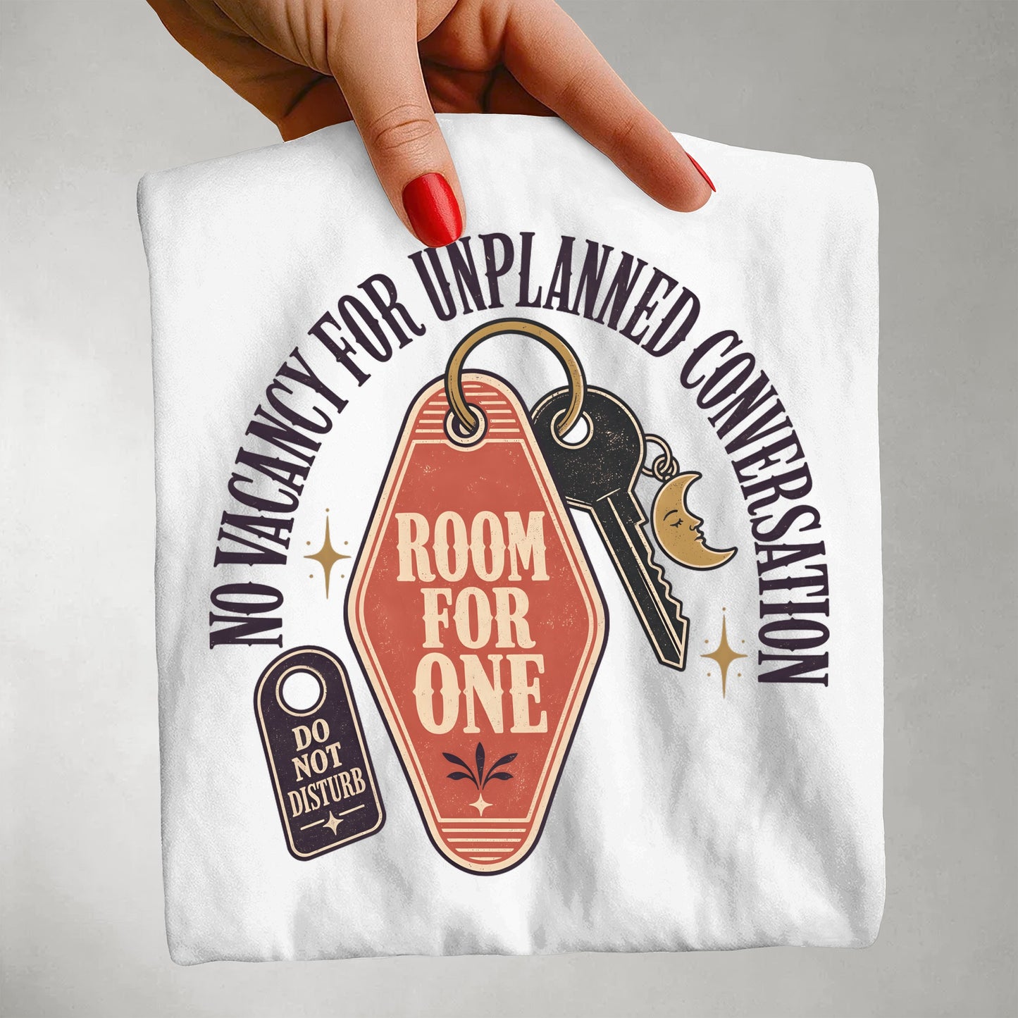 No Vacancies For Unplanned Conversations-Comfort Colors T-shirt