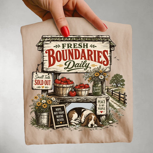 Fresh Boundaries Daily-Comfort Colors T-shirt