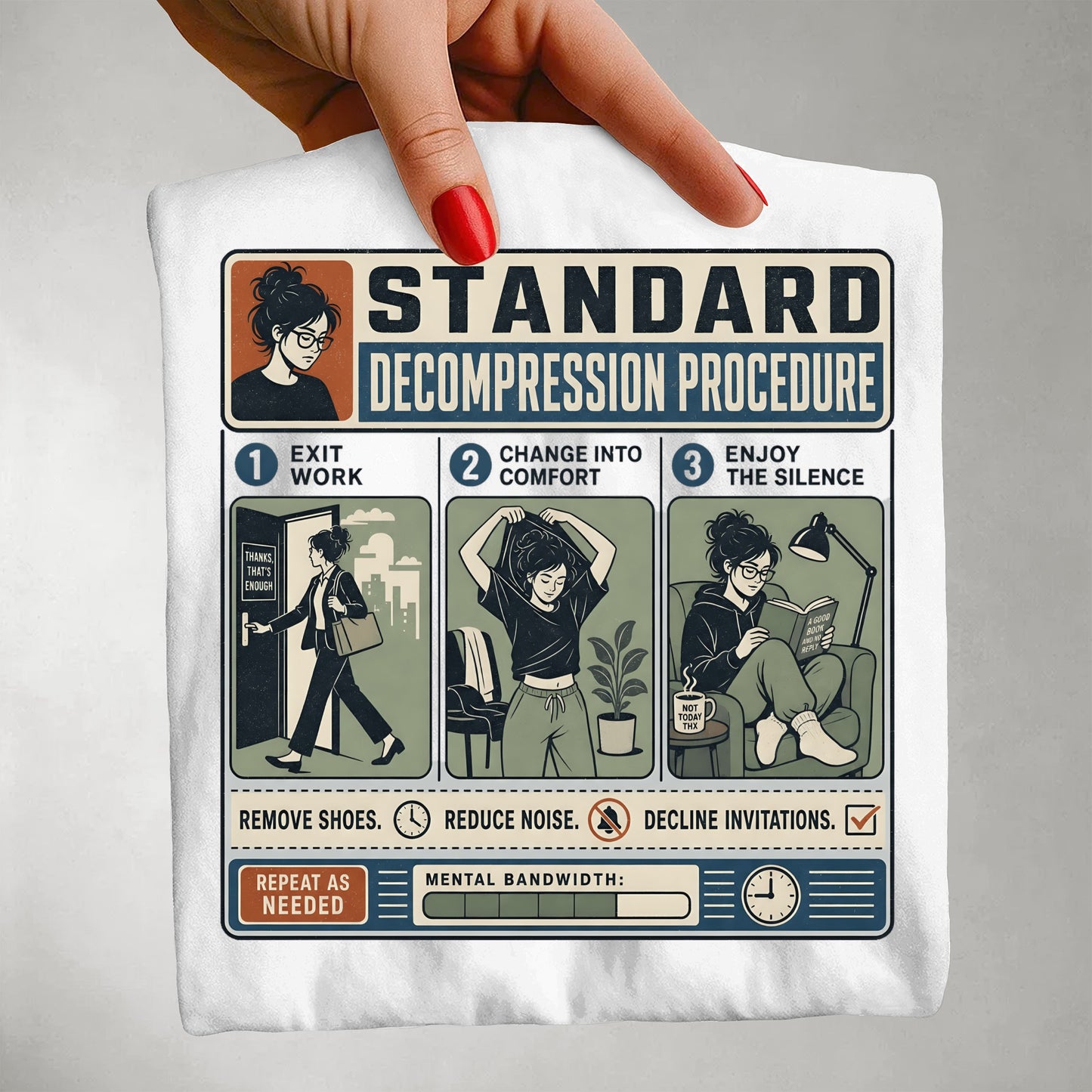 Standard Decompression Procedure -Comfort Colors T-shirt