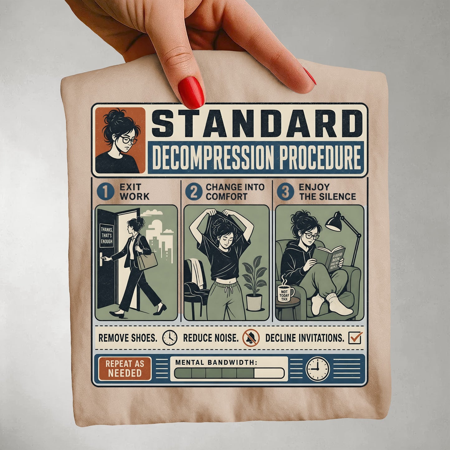 Standard Decompression Procedure -Comfort Colors T-shirt