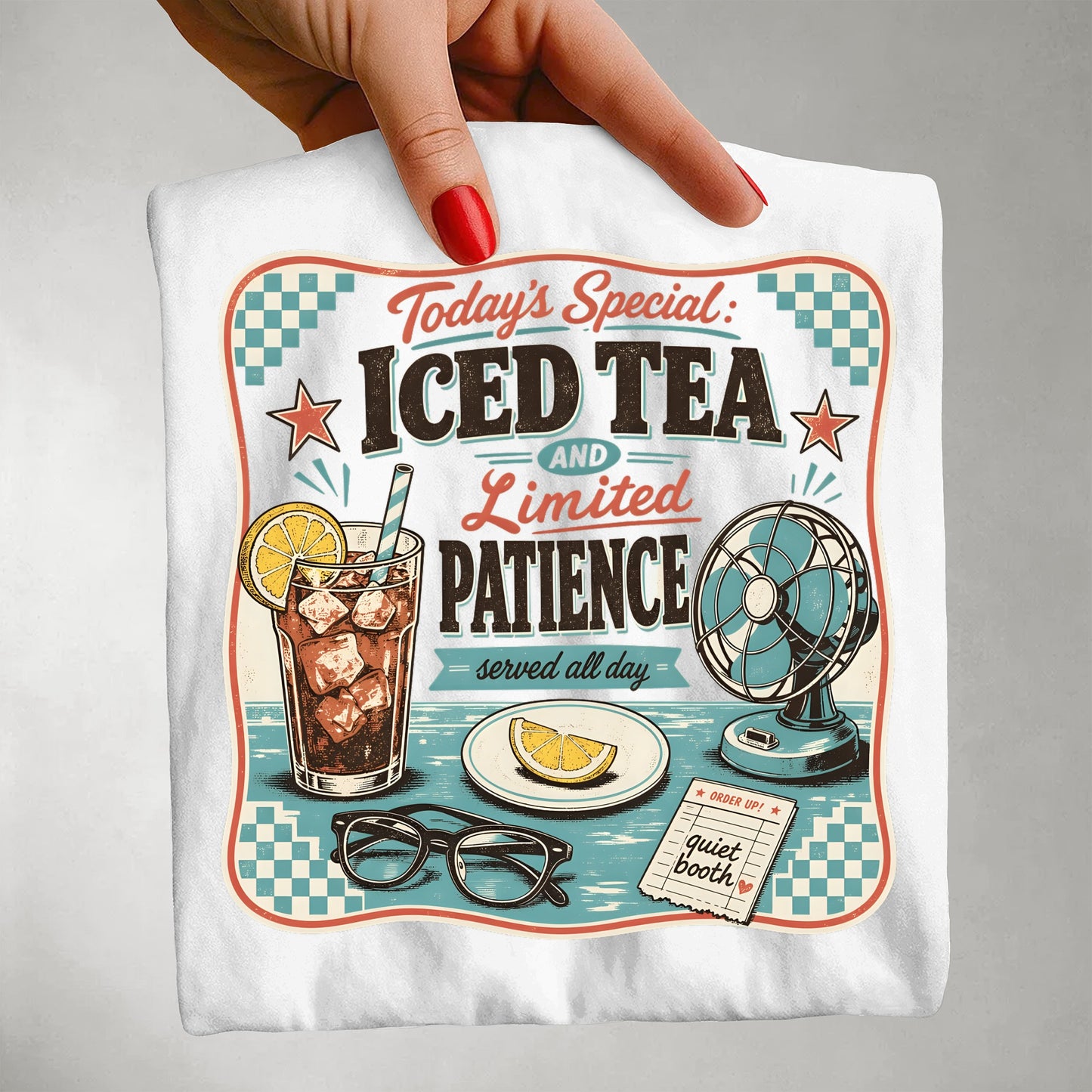 Iced Tea And Limited Patience -Comfort Colors T-shirt