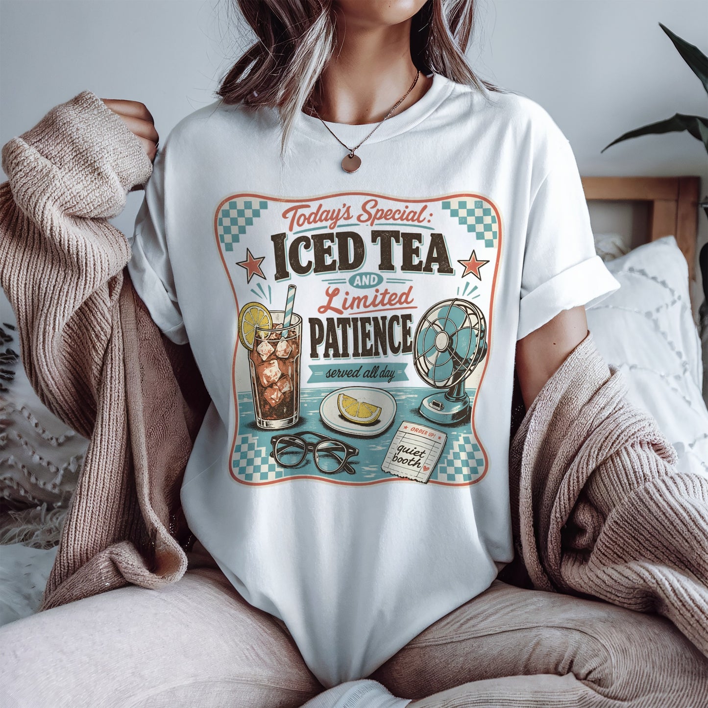 Iced Tea And Limited Patience -Comfort Colors T-shirt