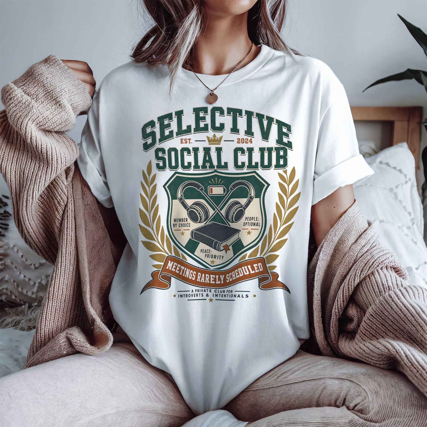 Selective Social Club Meetings Rarely Scheduled -Comfort Colors T-shirt