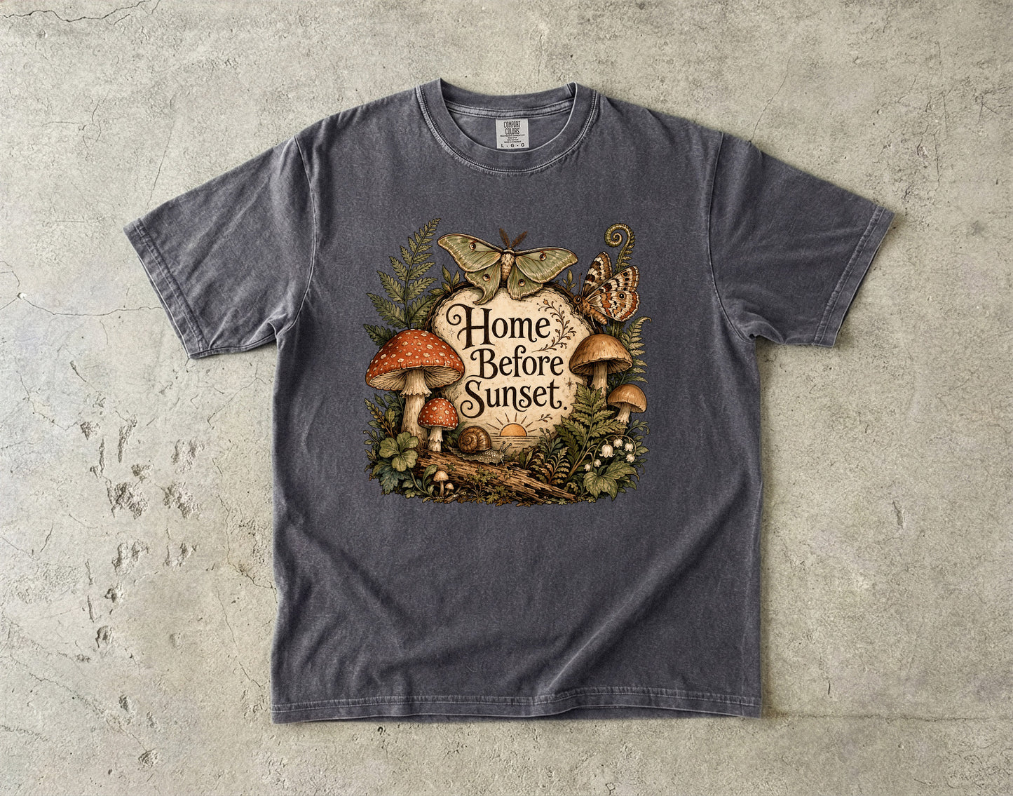 Home Before Sunset -Comfort Colors T-shirt