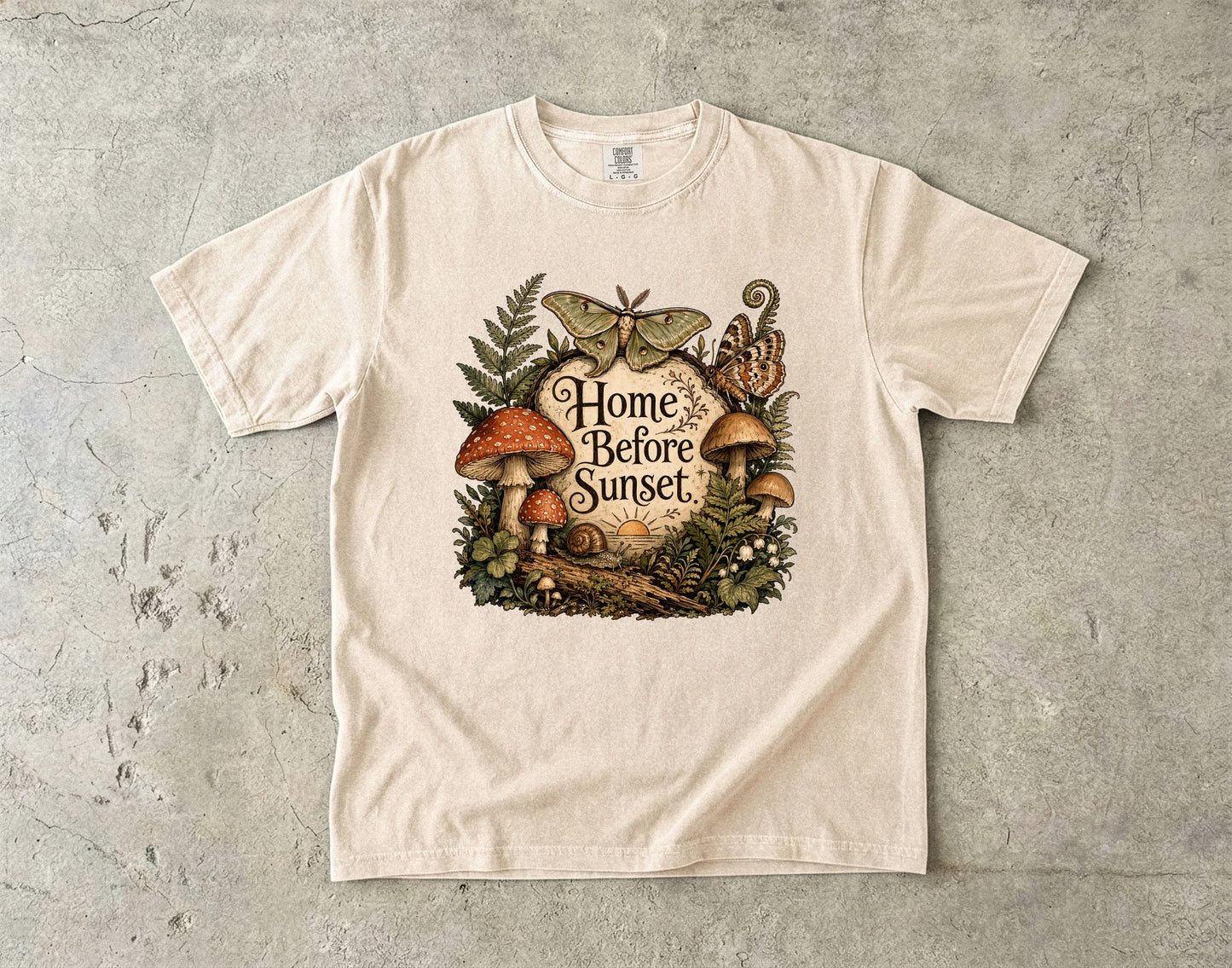 Home Before Sunset -Comfort Colors T-shirt