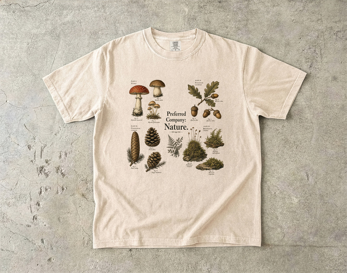 Preferred Company : Nature -Comfort Colors T-shirt