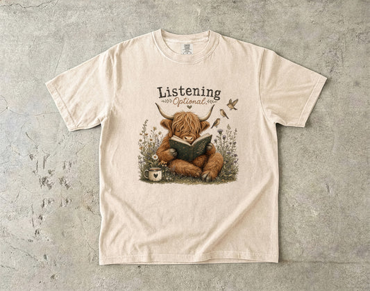 Listening Optional -Comfort Colors T-shirt