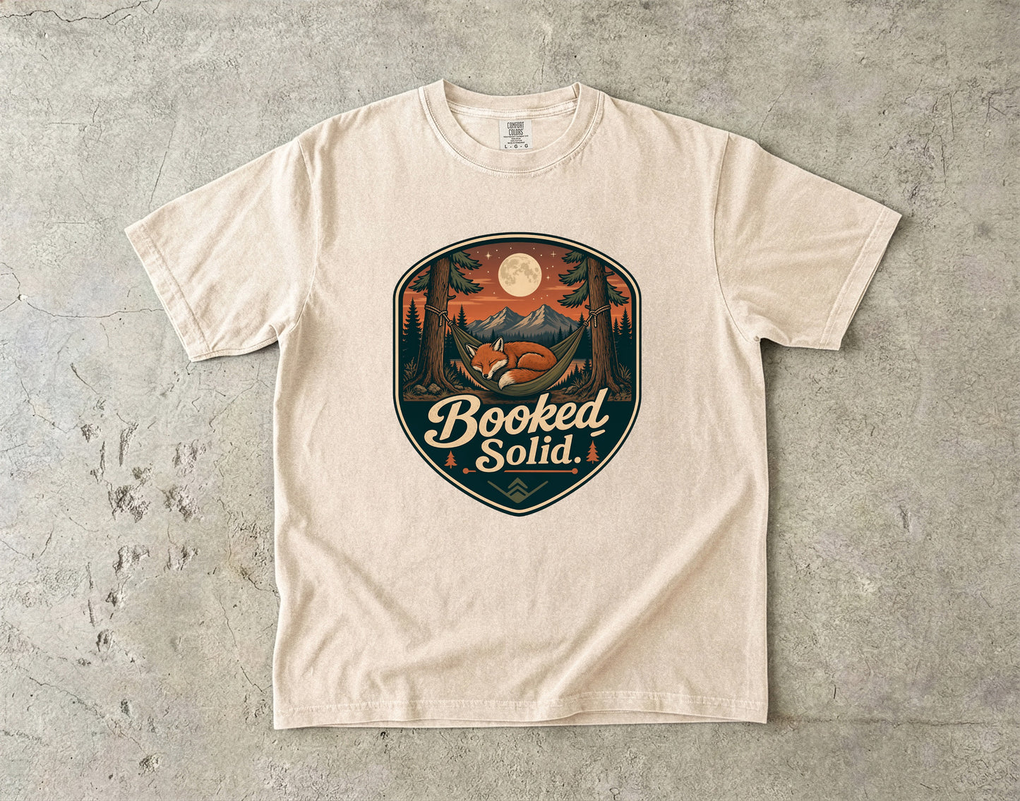 Booked Solid -Comfort Colors T-shirt