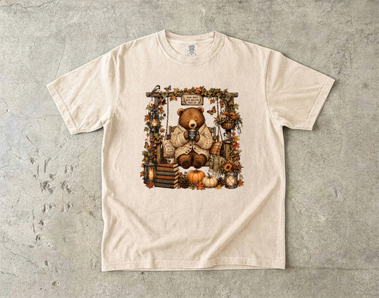 Sleepy Bear Porch -Comfort Colors T-shirt
